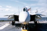 F-14 Tomcat on the deck of the USS Yorktown